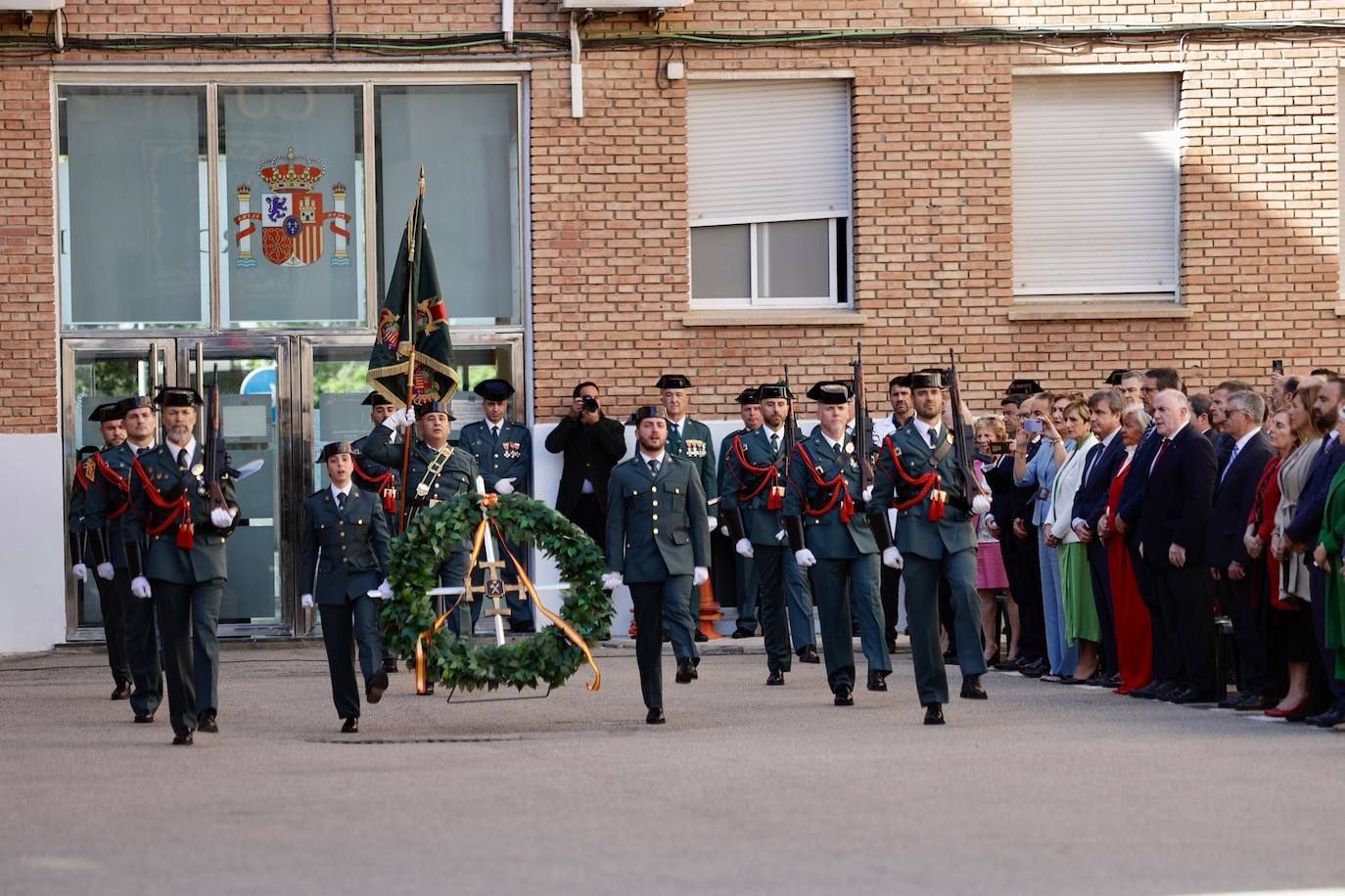 Homenaje a la Guardia Civil en Málaga por su 180 aniversario