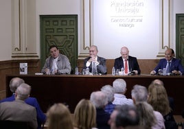 Pedro Luis Gómez, Francisco de la Torre, Francisco Cañadas y Félix Revuelta, ayer en el acto.