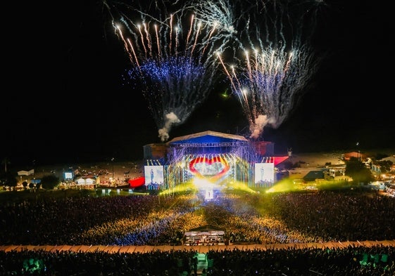 Llenazo absoluto en el concierto de Manuel Carrasco el pasado verano.