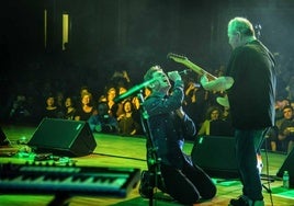 Danza Invisible en un concierto en Torremolinos, en 2017.