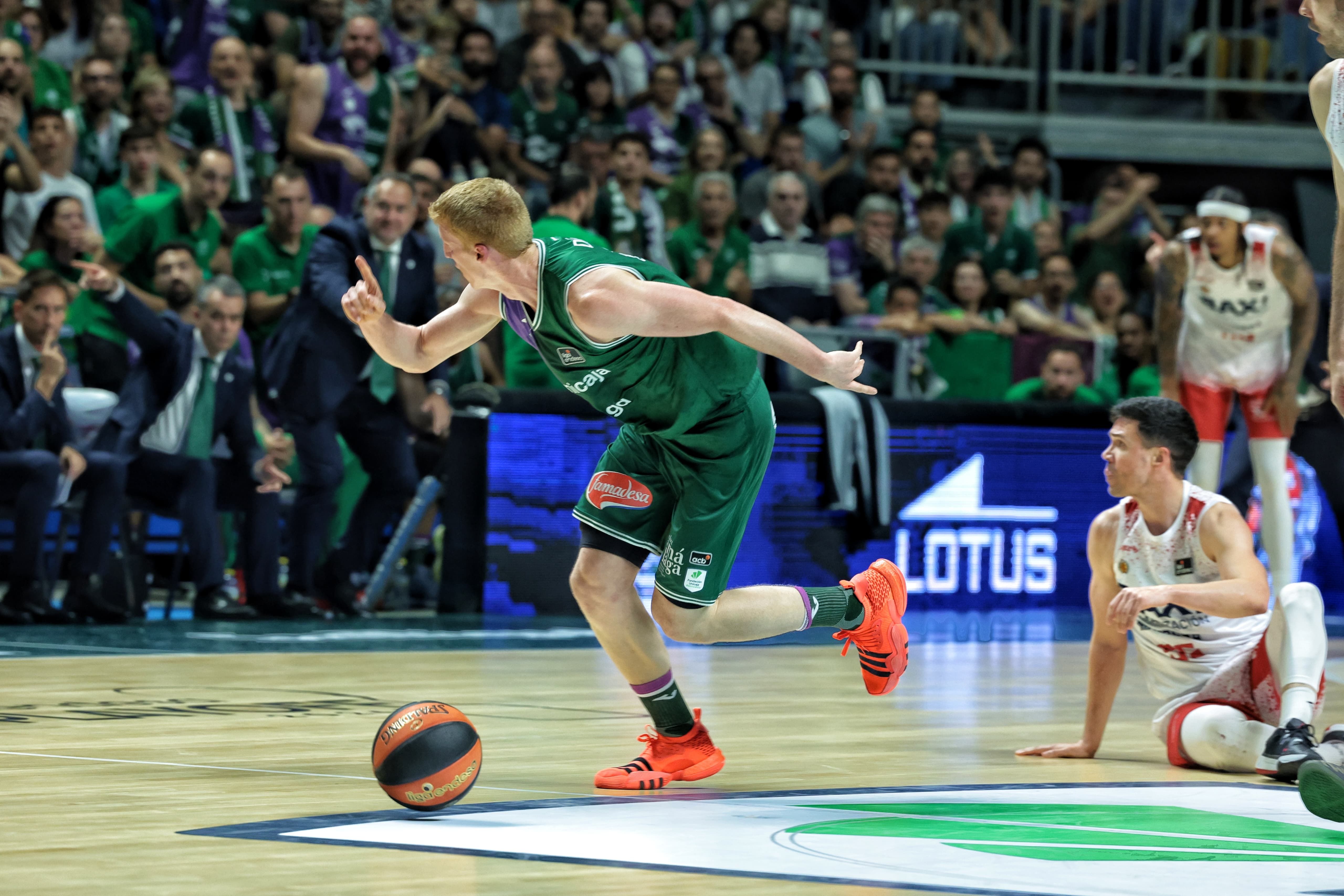 El Unicaja-Baxi Manresa del primer partido de cuartos de final, en imágenes