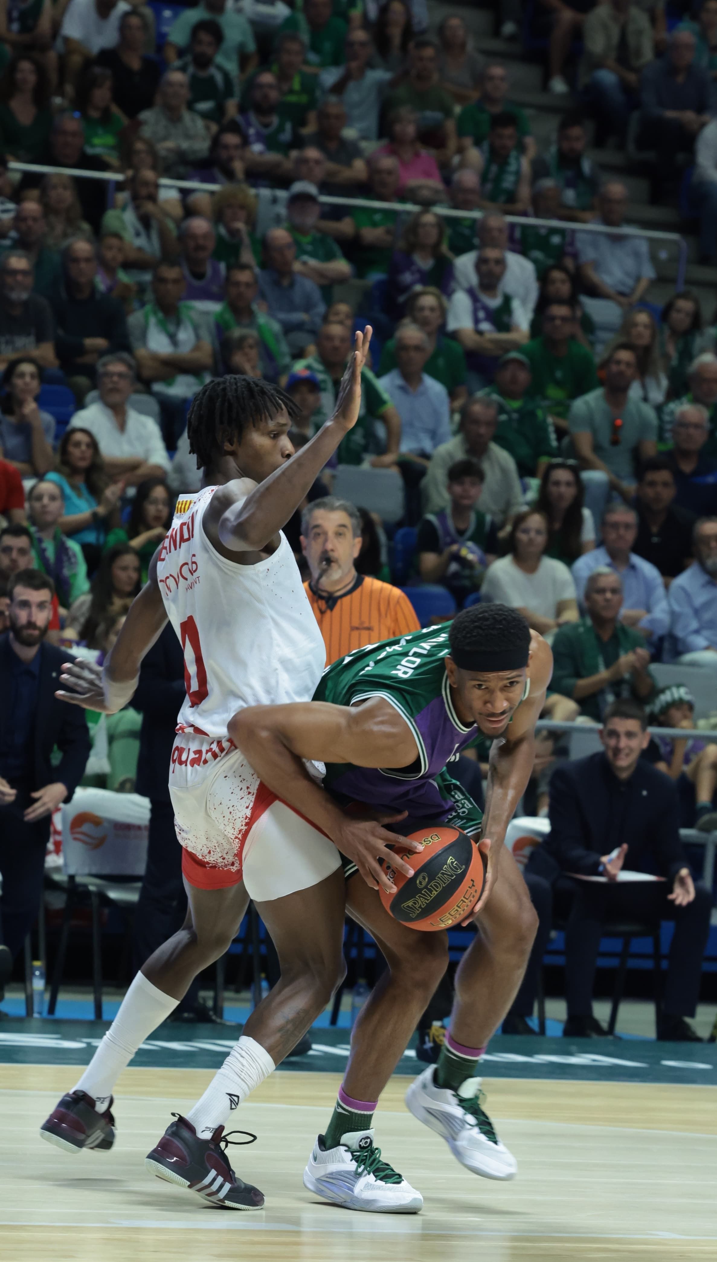 El Unicaja-Baxi Manresa del primer partido de cuartos de final, en imágenes
