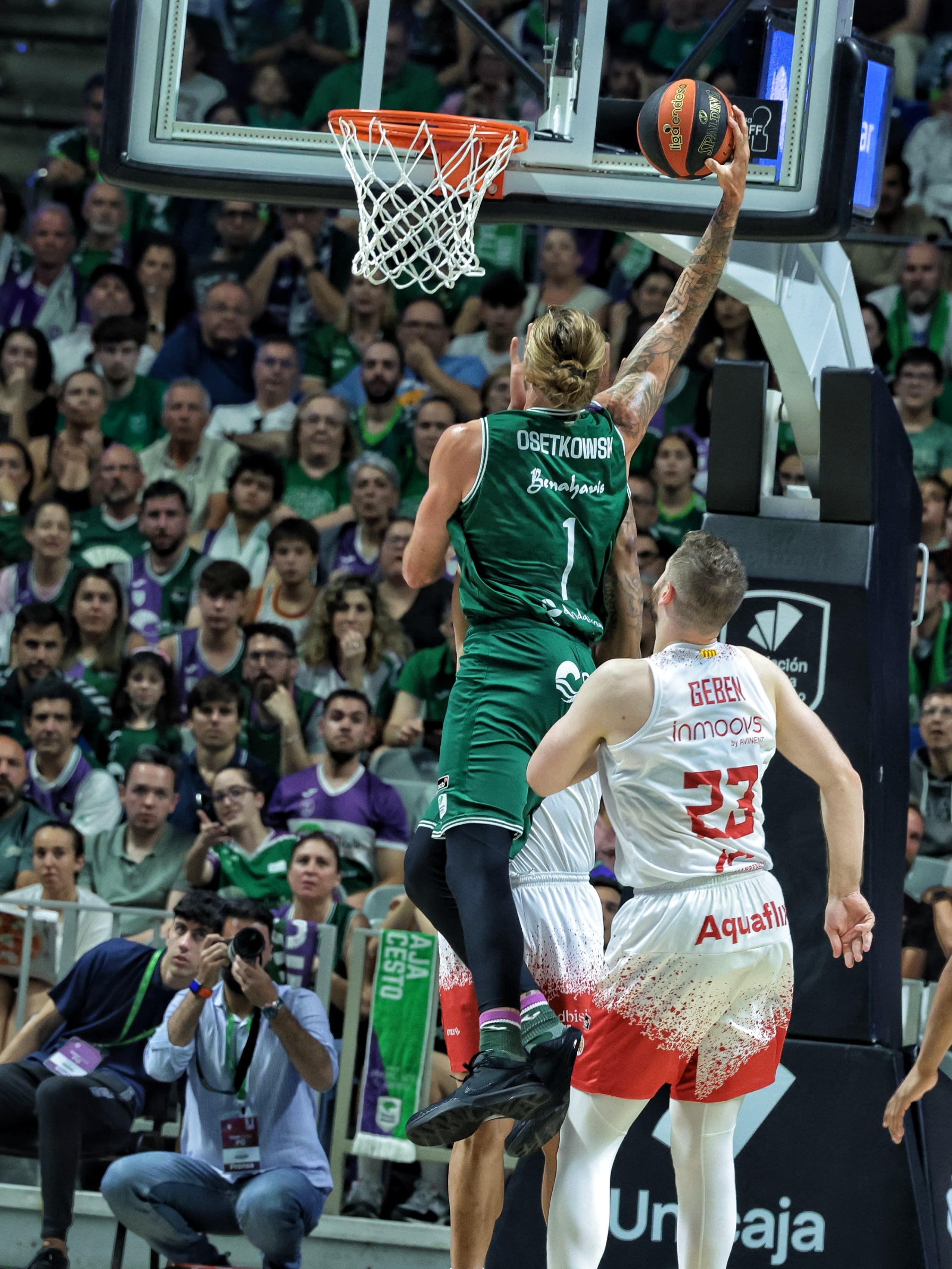 El Unicaja-Baxi Manresa del primer partido de cuartos de final, en imágenes