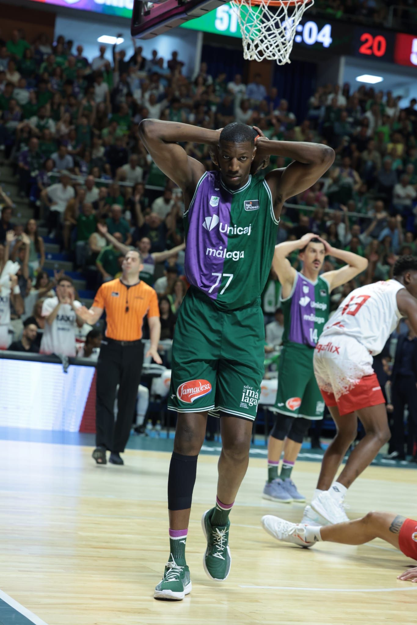 El Unicaja-Baxi Manresa del primer partido de cuartos de final, en imágenes