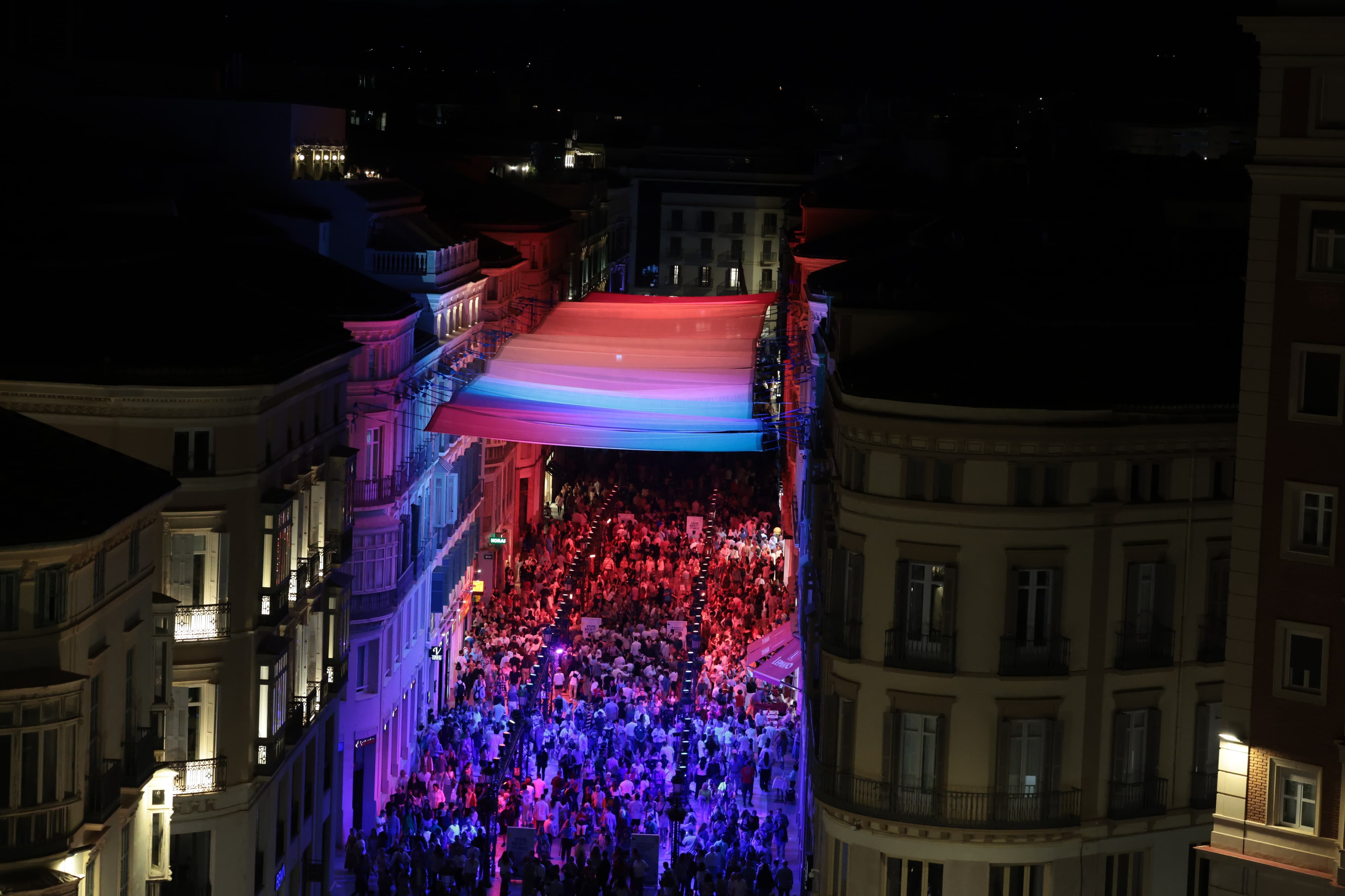 La Noche en Blanco 2024 en Málaga, en imágenes