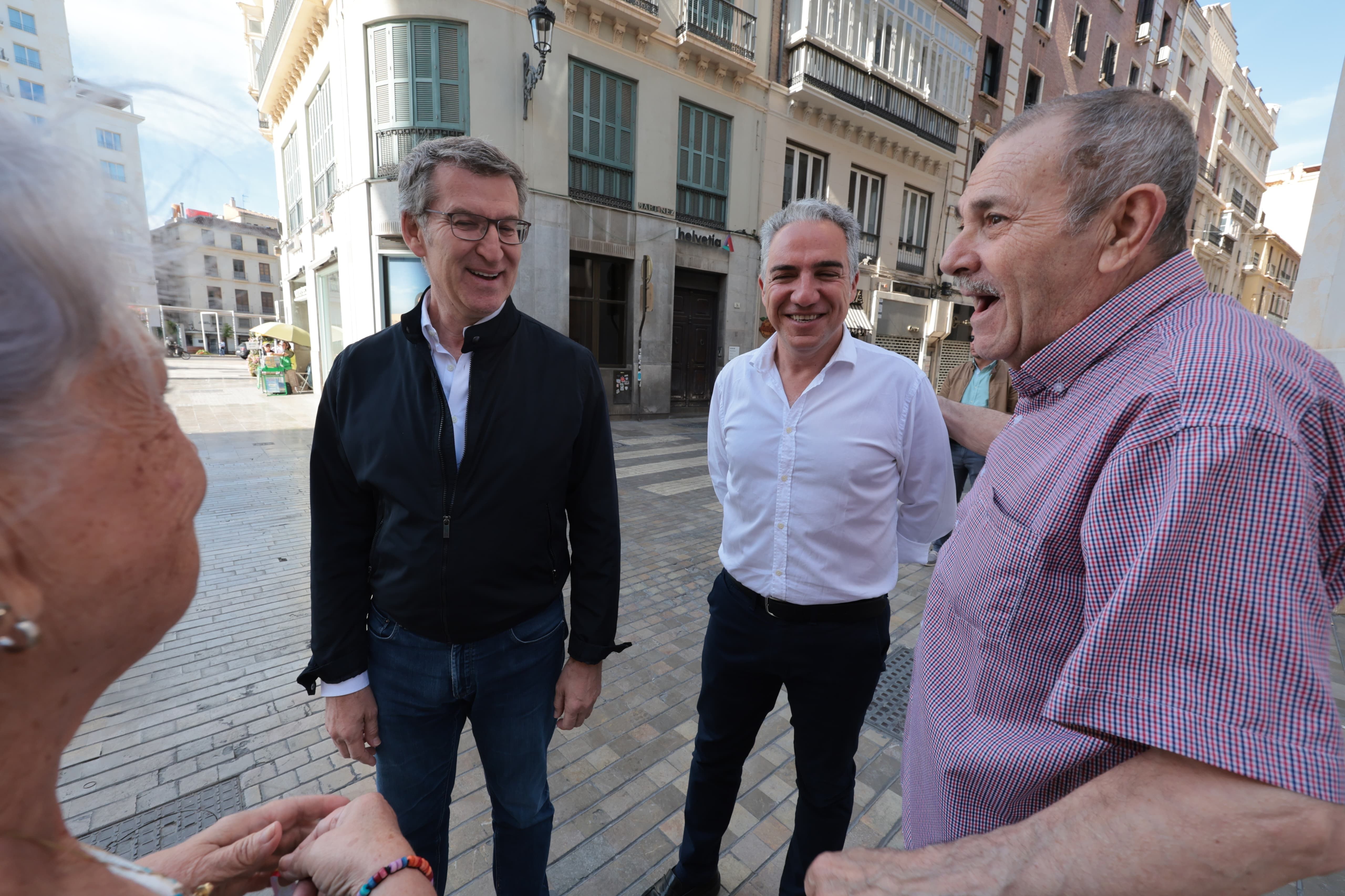 El acto de Alberto Núñez Feijóo en Málaga, en imágenes