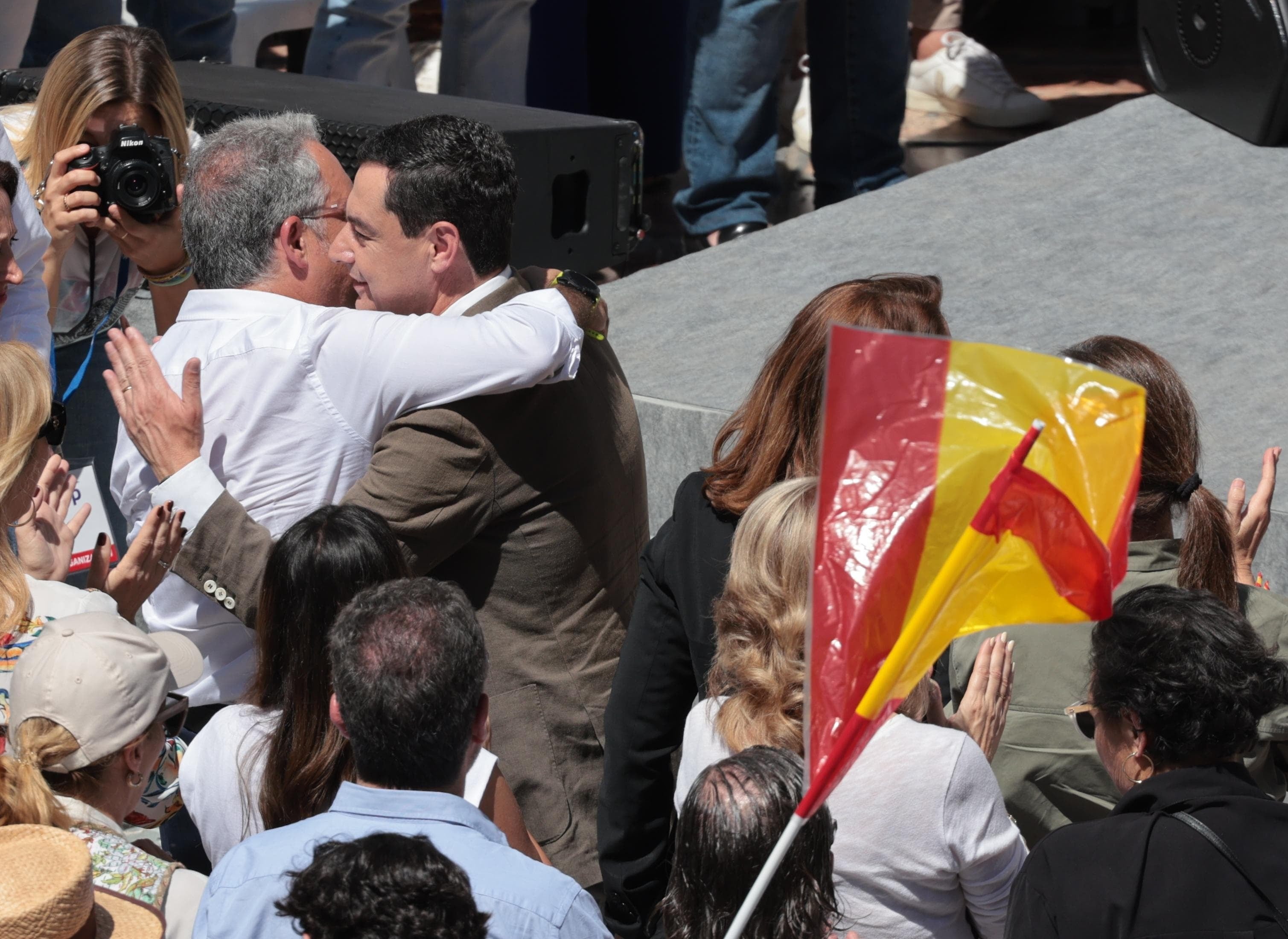 El acto de Alberto Núñez Feijóo en Málaga, en imágenes