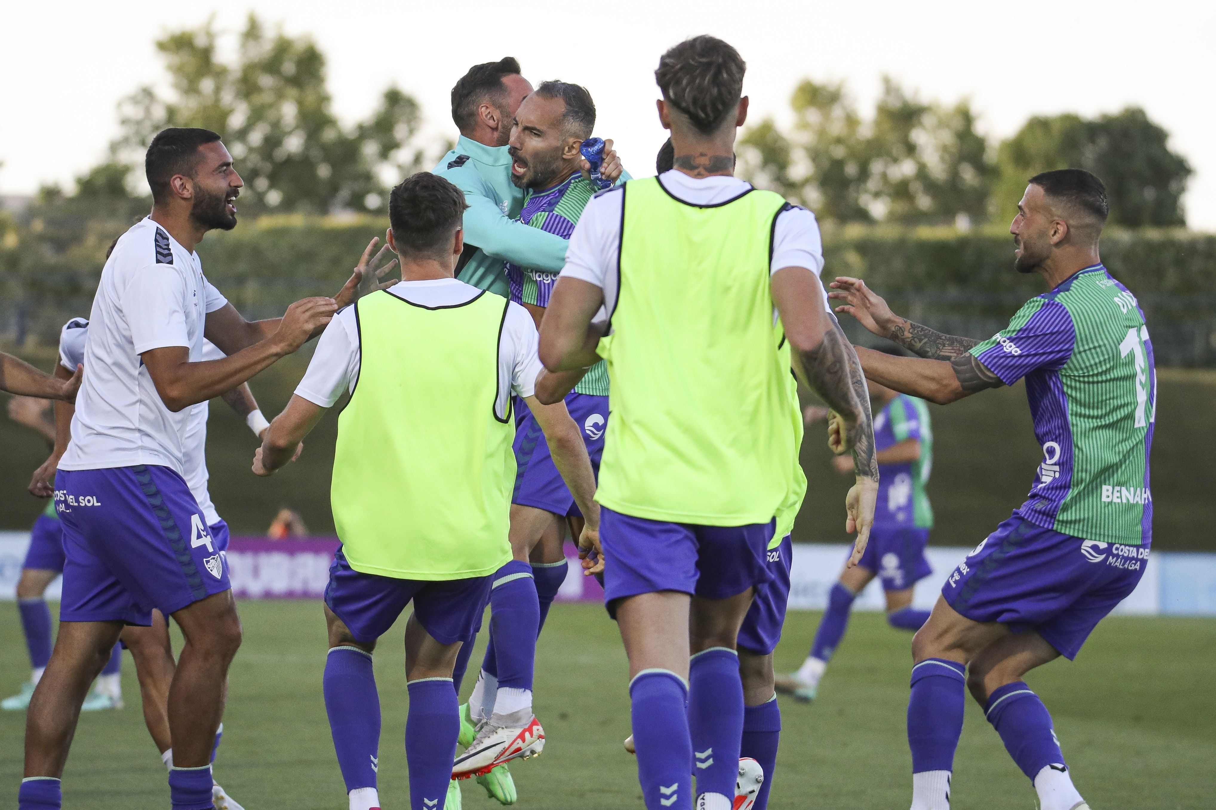 El Real Madrid Castilla-Málaga, en imágenes