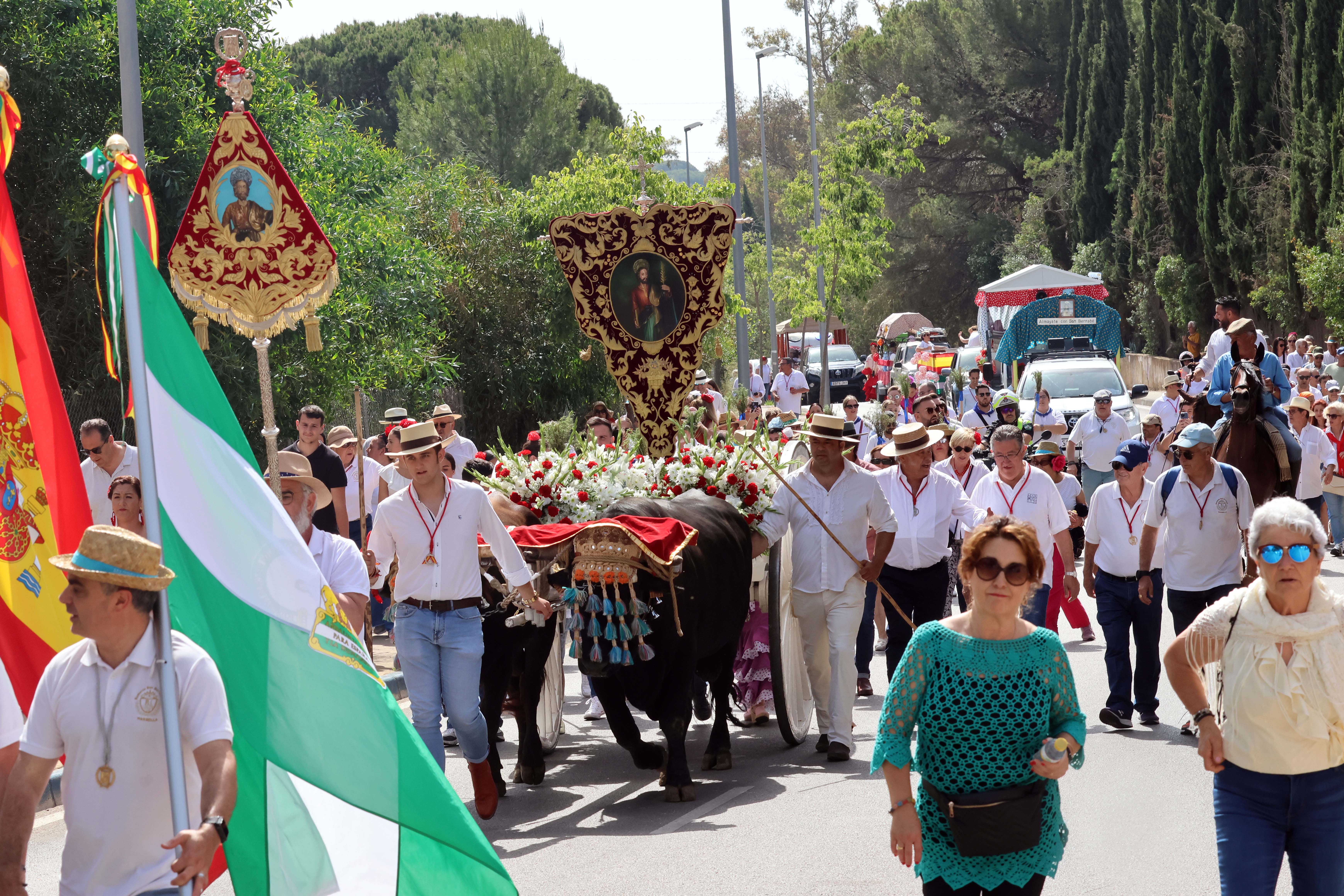 Marbella celebra su romería, preludio de la feria de San Bernabé