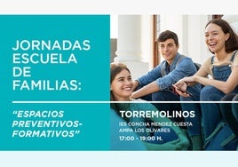 Cartel de la iniciativa destinada a la formación de las familias.