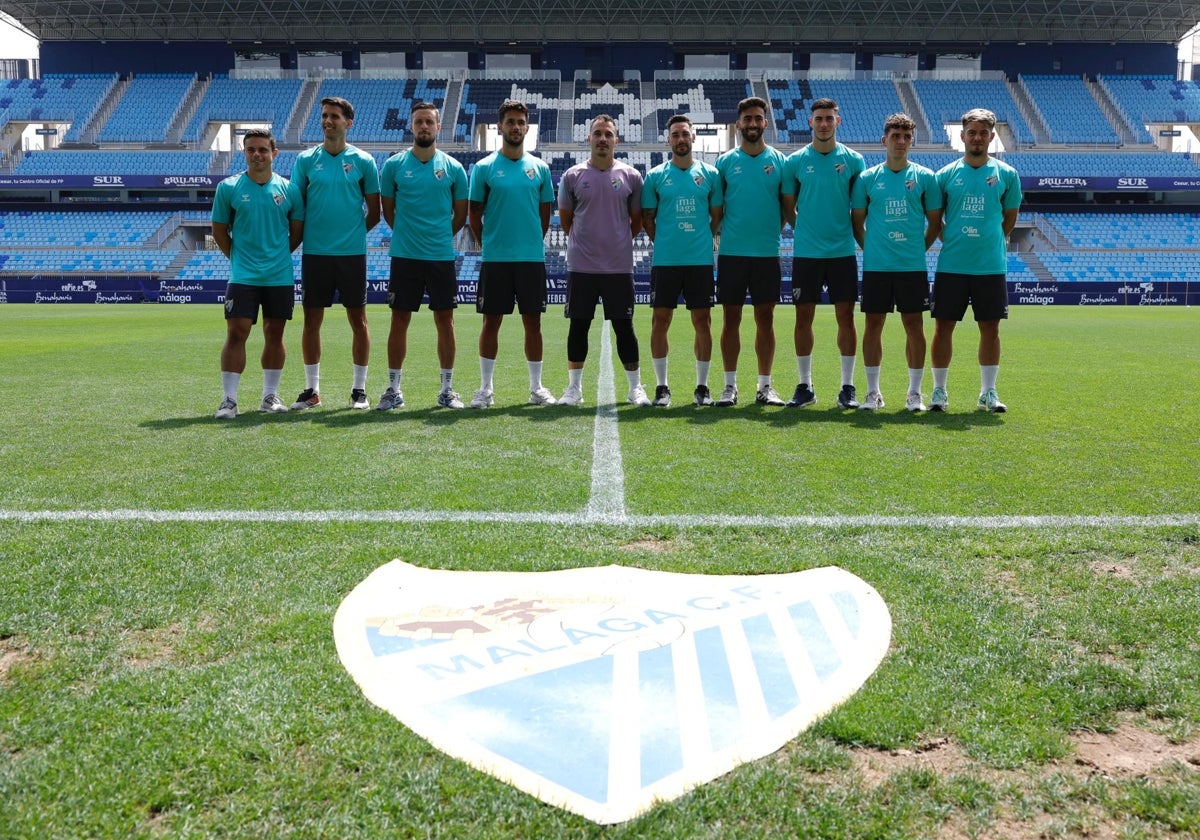 Sangalli, Juanpe, Genaro, Nelson, Herrero, Víctor García, Juande, Roberto, Gabilondo y Dani Lorenzo.