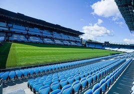 Imagen panorámica del estadio de Balaídos, donde se jugará el Celta B-Málaga.