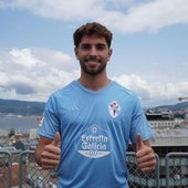 Javi Rueda, el malagueño del Celta B: «Somos muy verticales y nos complementamos demasiado bien»