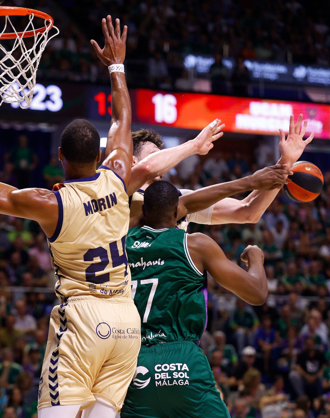 El segundo partido Unicaja- UCAM Murcia de semifinales, en imágenes
