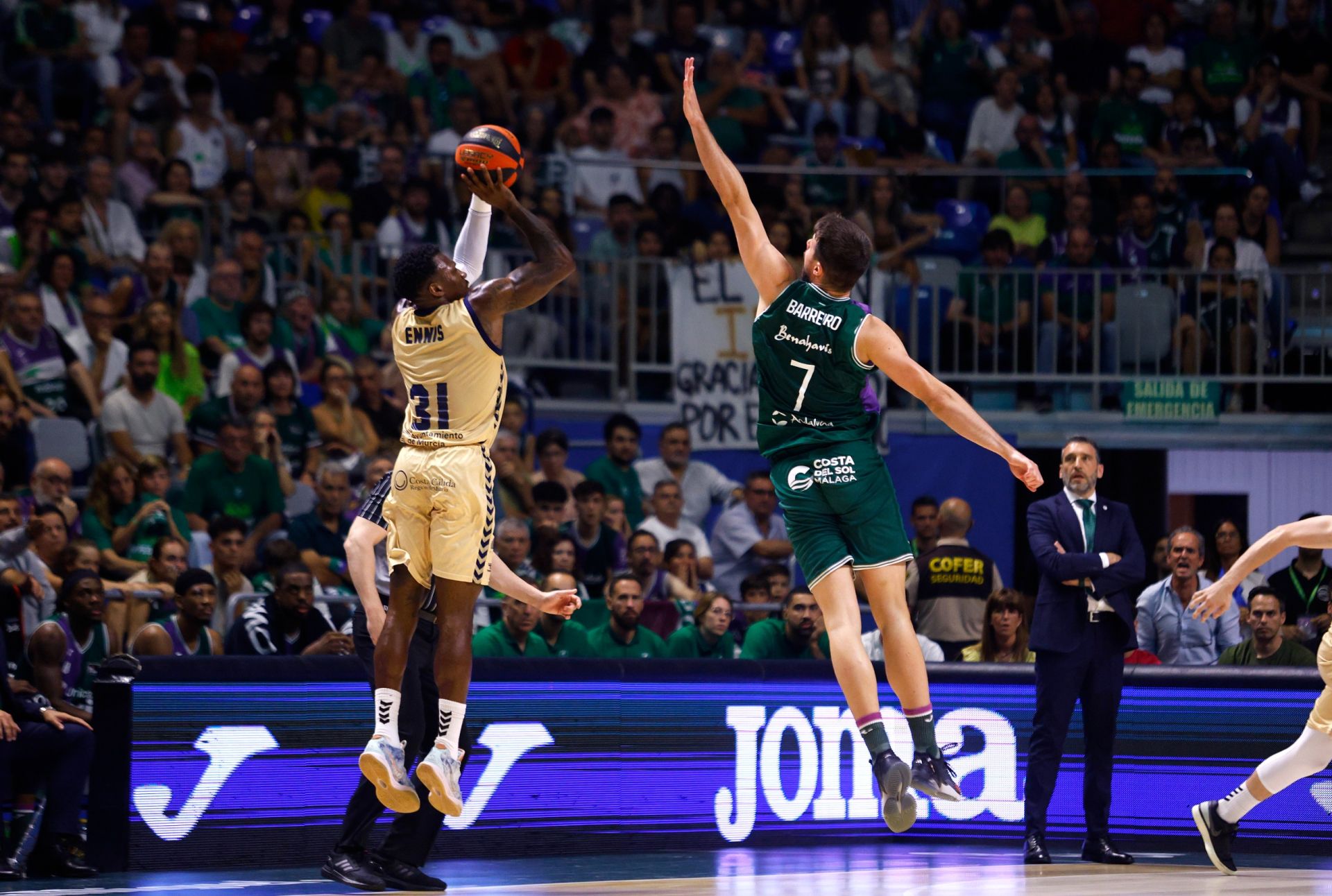 El segundo partido Unicaja- UCAM Murcia de semifinales, en imágenes