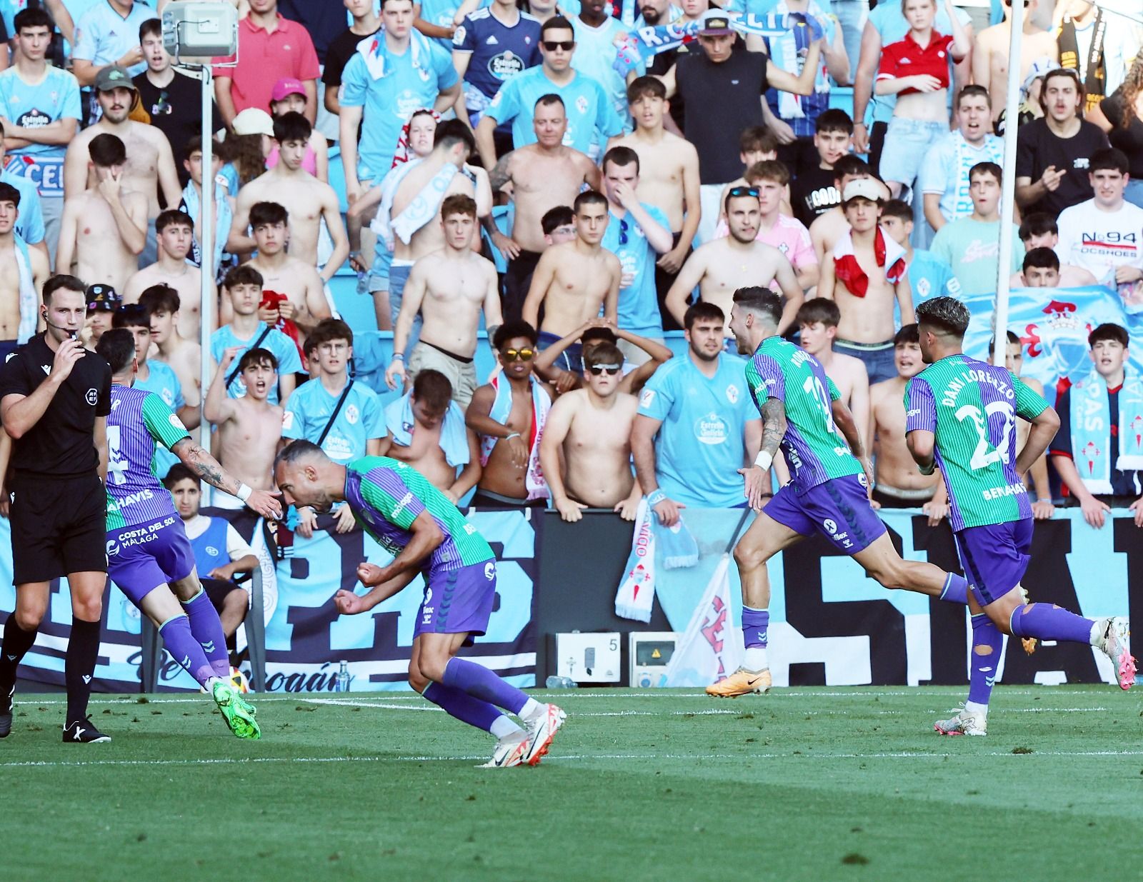 El Celta B - Málaga, en imágenes