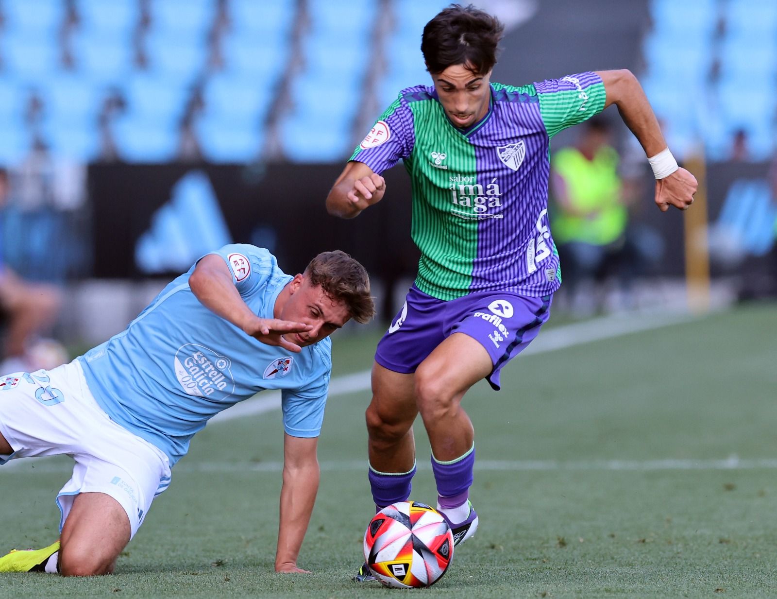 El Celta B - Málaga, en imágenes