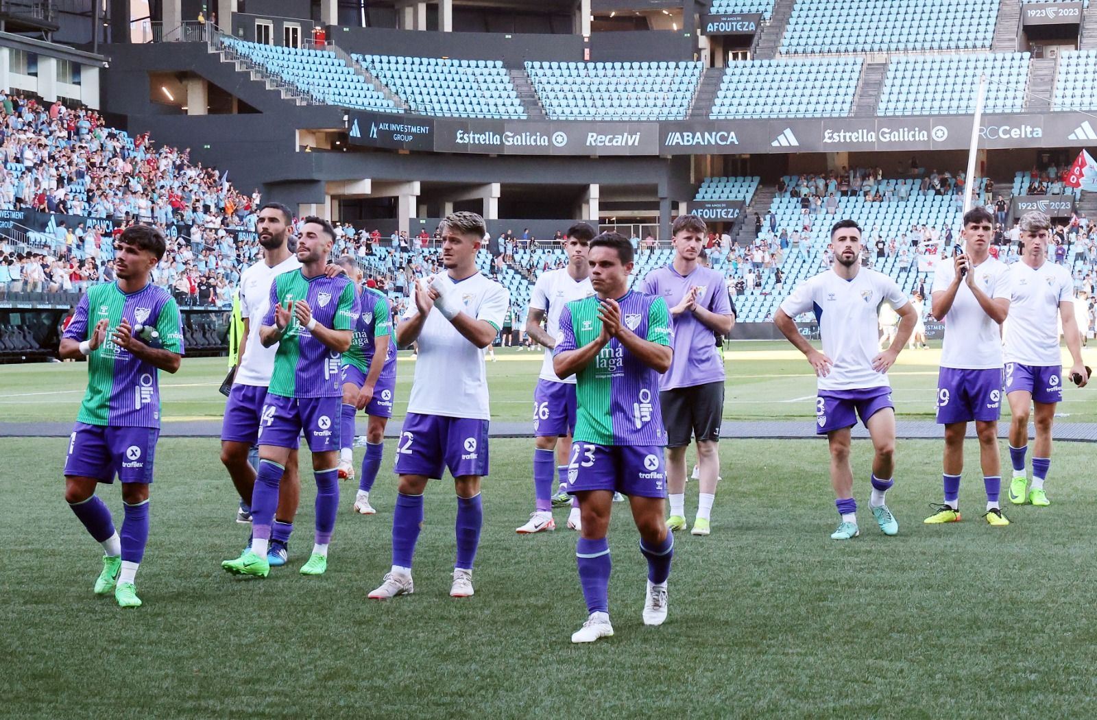 El Celta B - Málaga, en imágenes