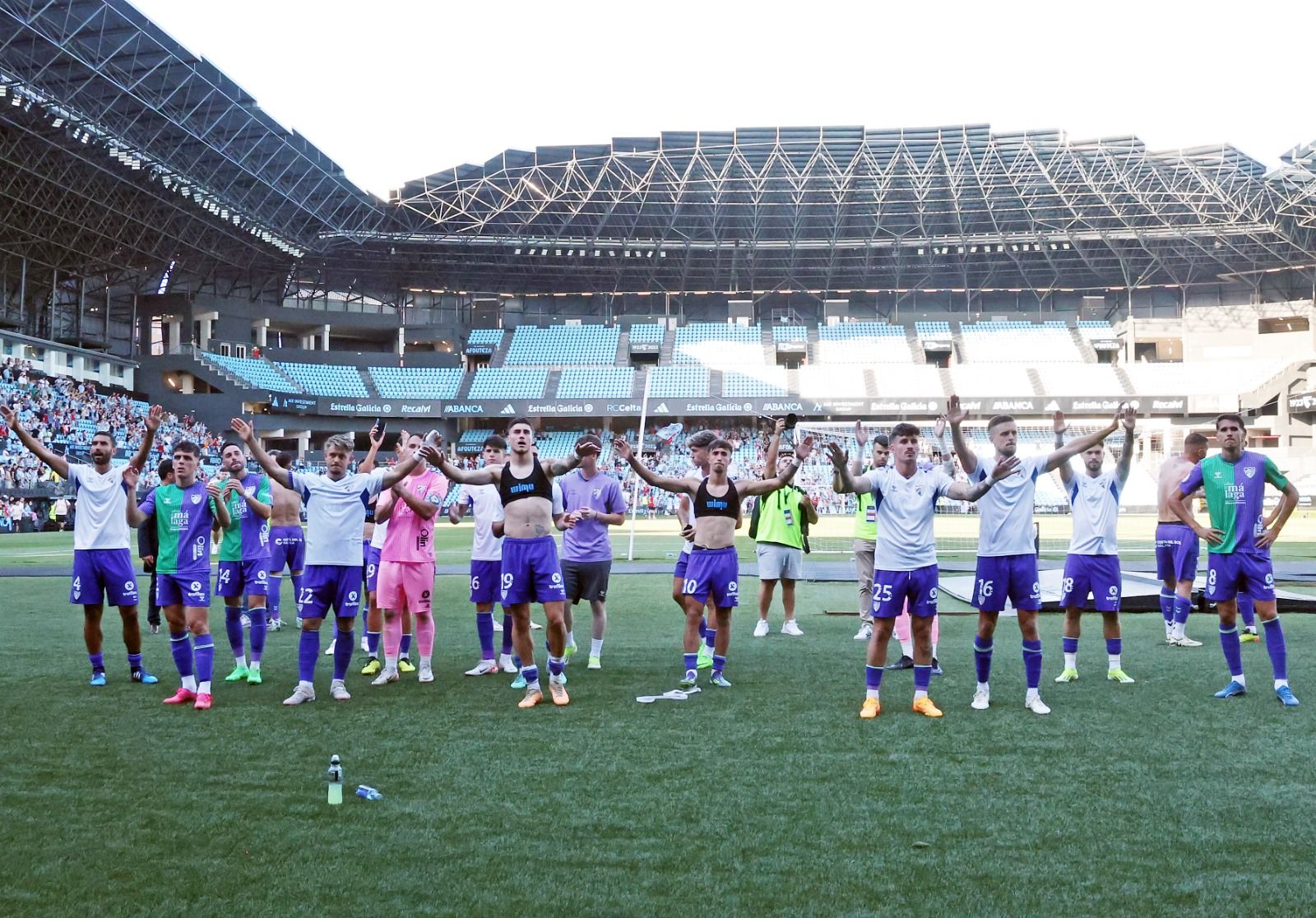 El Celta B - Málaga, en imágenes