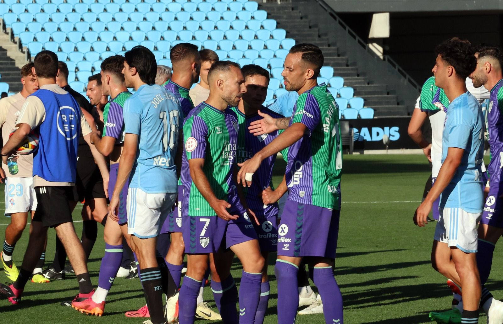 El Celta B - Málaga, en imágenes