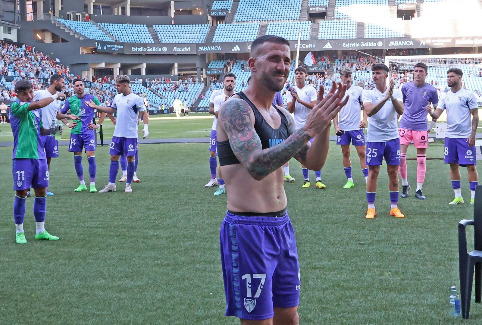 El Celta B - Málaga, en imágenes