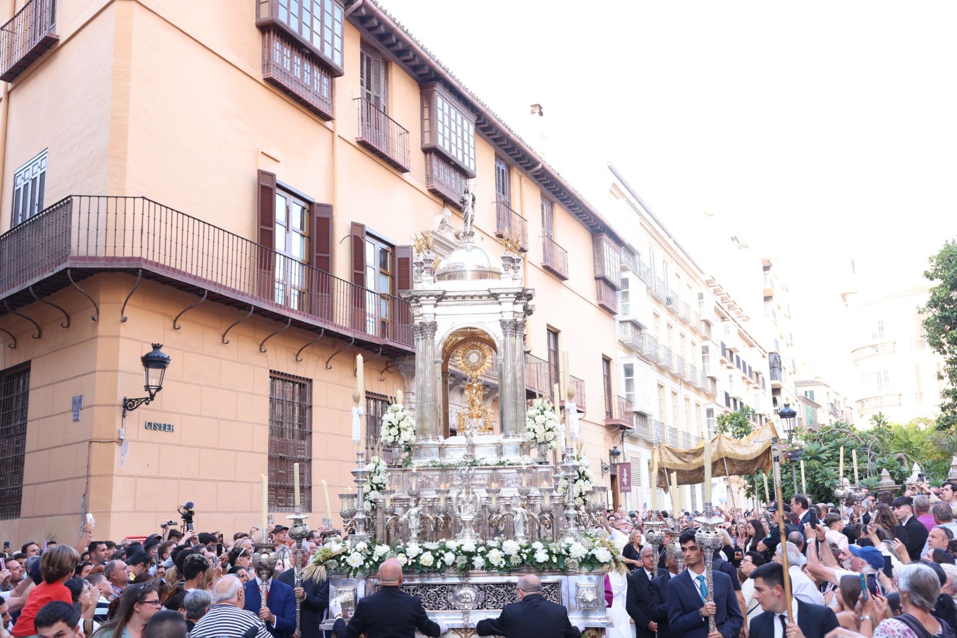 La procesión del Corpus en Málaga, en imágenes