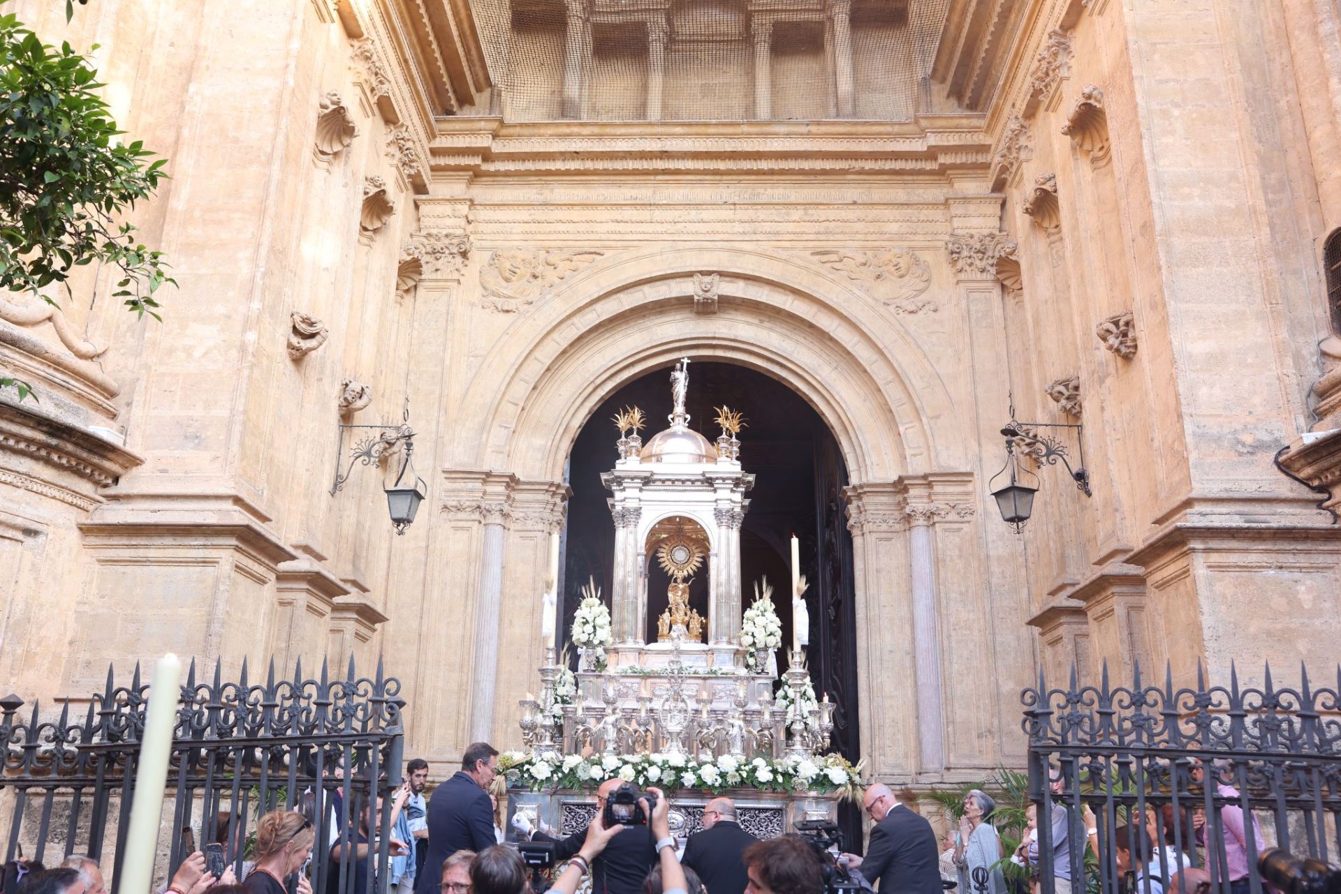 La procesión del Corpus en Málaga, en imágenes