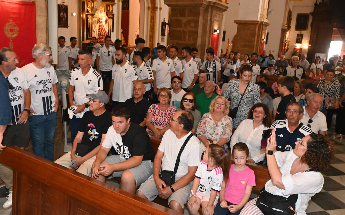 El Marbella celebra a lo grande el ascenso de categoría