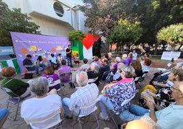 Acto electoral de Podemos.