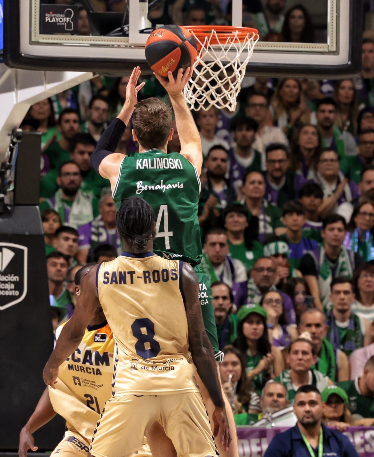 El Unicaja-UCAM Murcia, quinto partido de semifinales, en imágenes