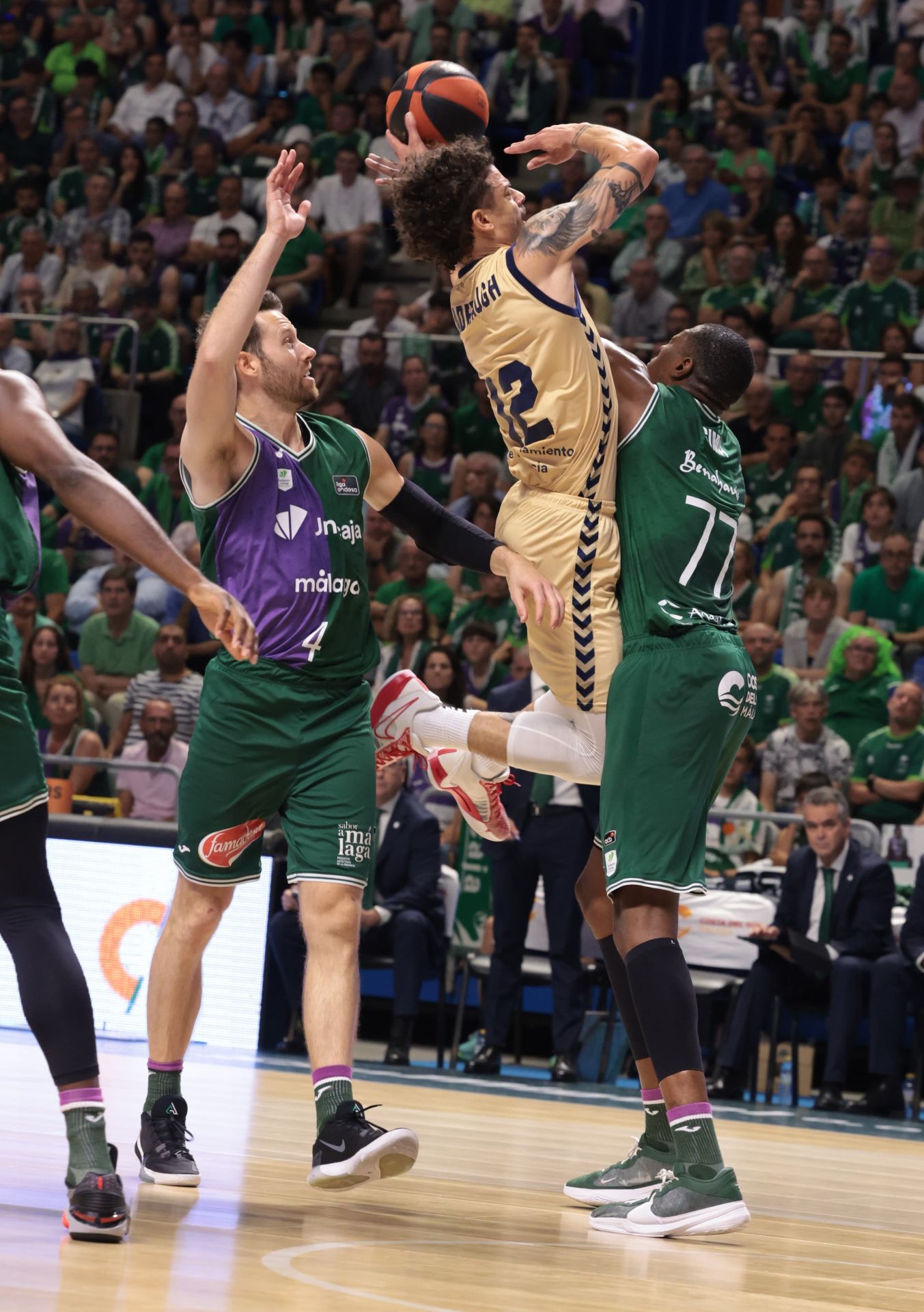 El Unicaja-UCAM Murcia, quinto partido de semifinales, en imágenes