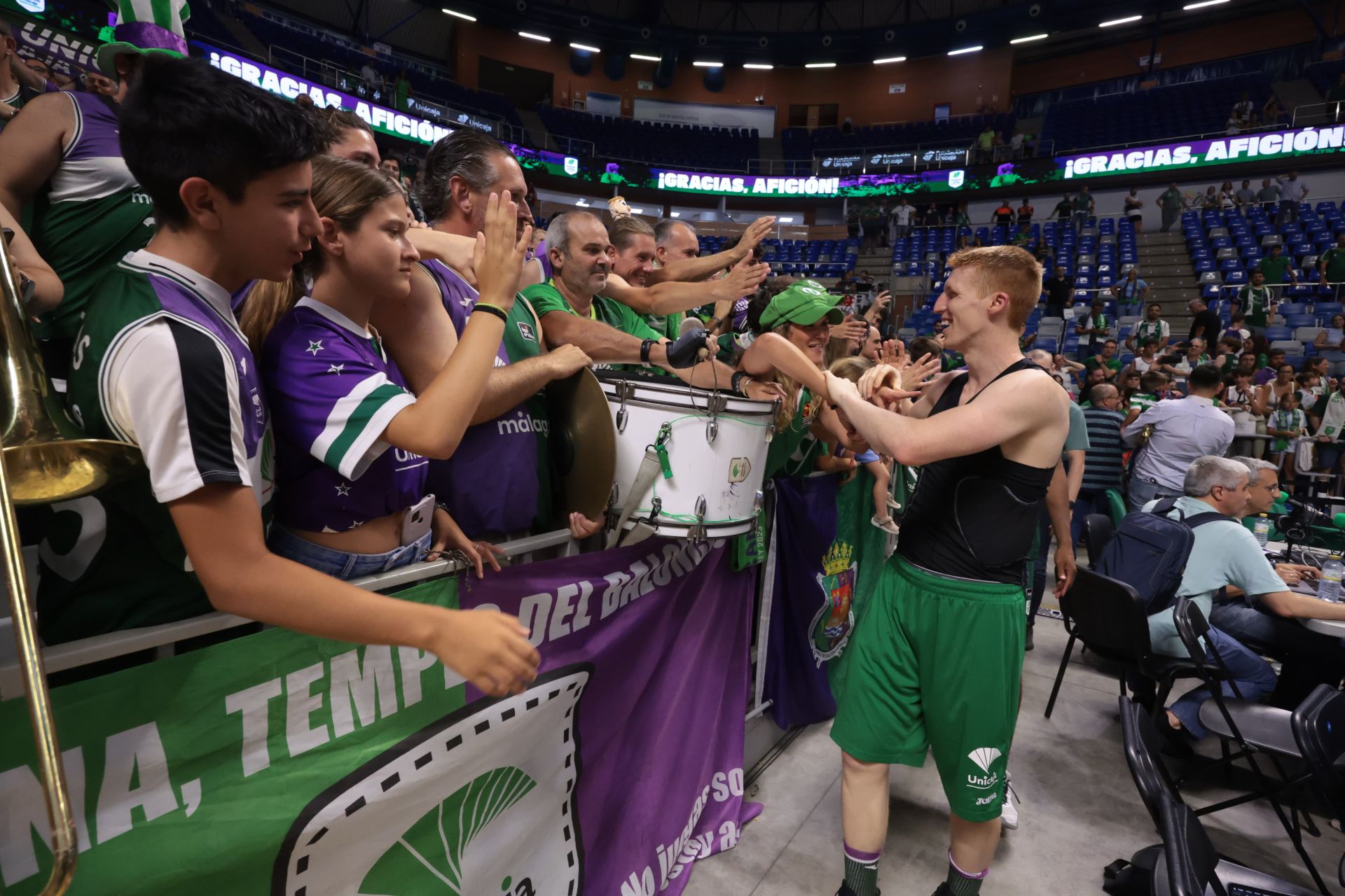 El Unicaja-UCAM Murcia, quinto partido de semifinales, en imágenes