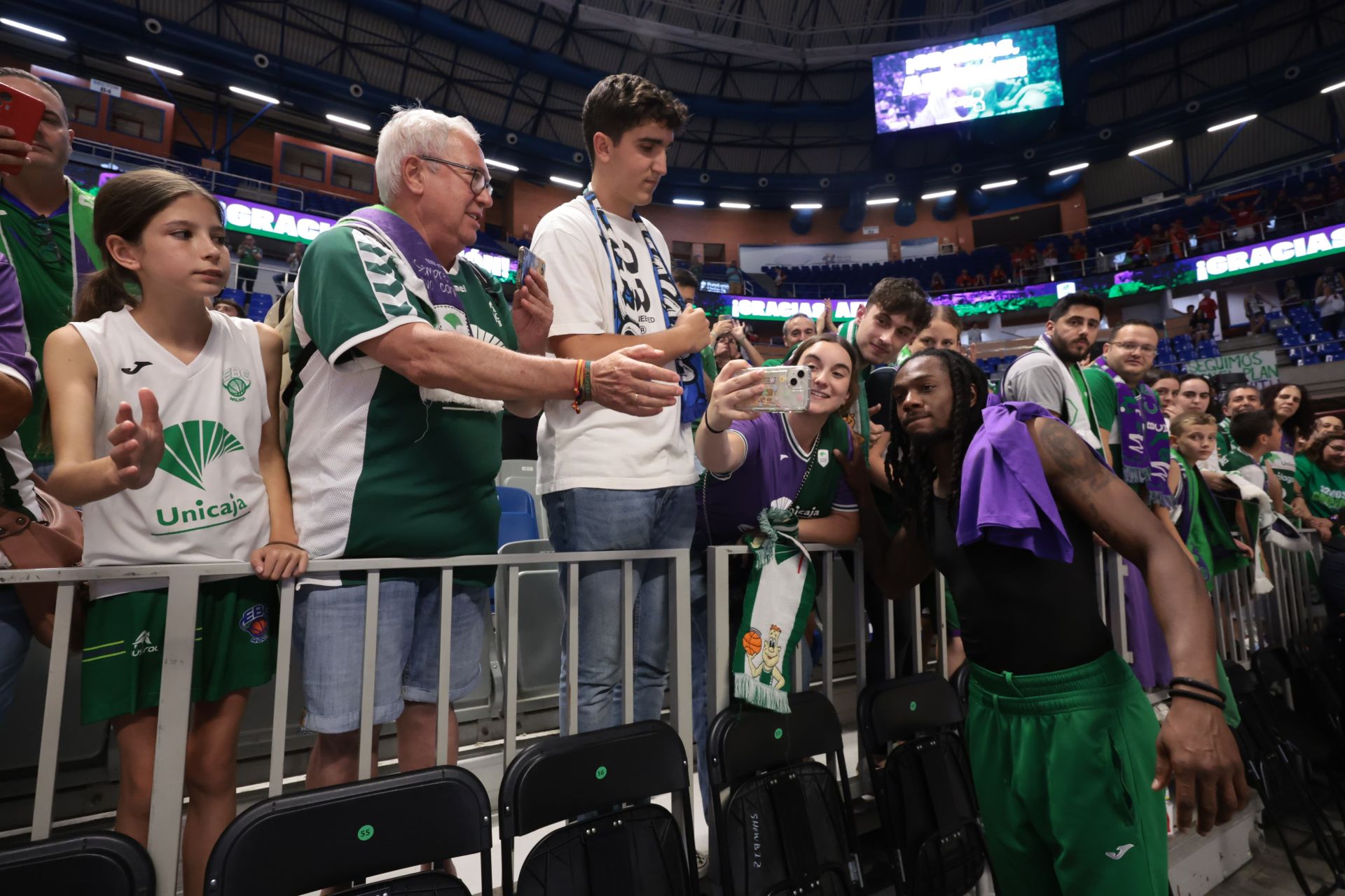 El Unicaja-UCAM Murcia, quinto partido de semifinales, en imágenes