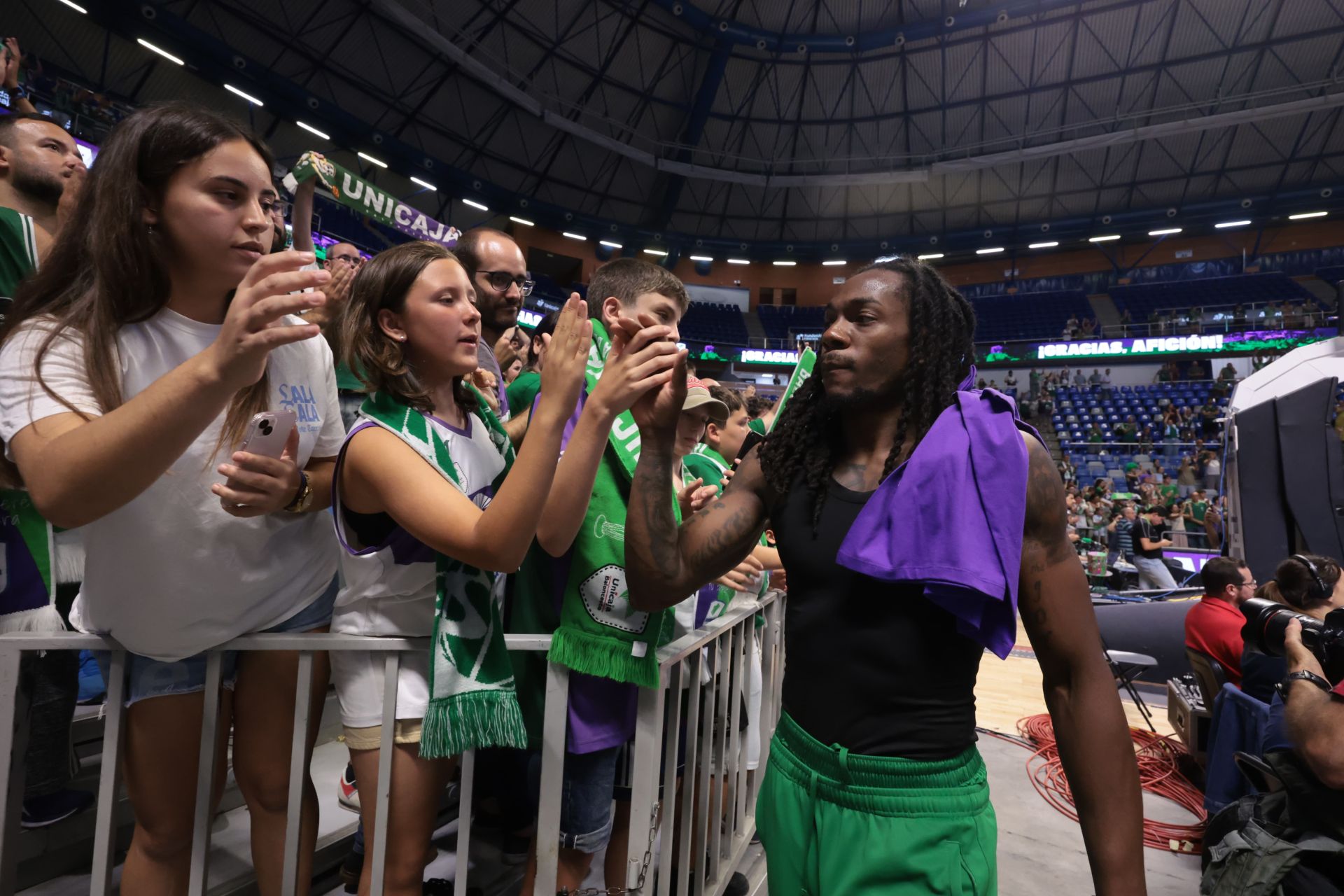 El Unicaja-UCAM Murcia, quinto partido de semifinales, en imágenes