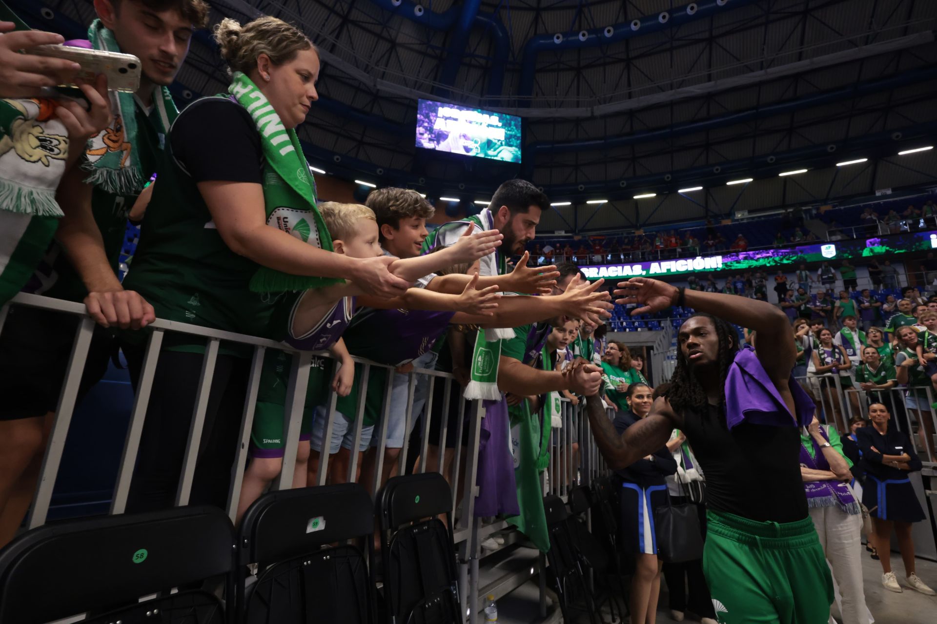 El Unicaja-UCAM Murcia, quinto partido de semifinales, en imágenes