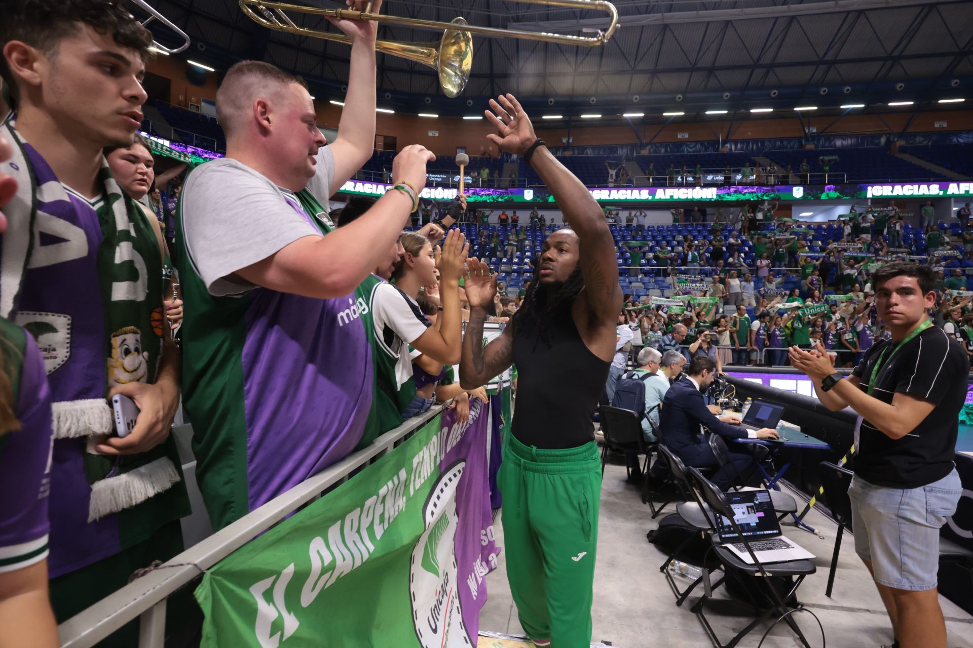 El Unicaja-UCAM Murcia, quinto partido de semifinales, en imágenes