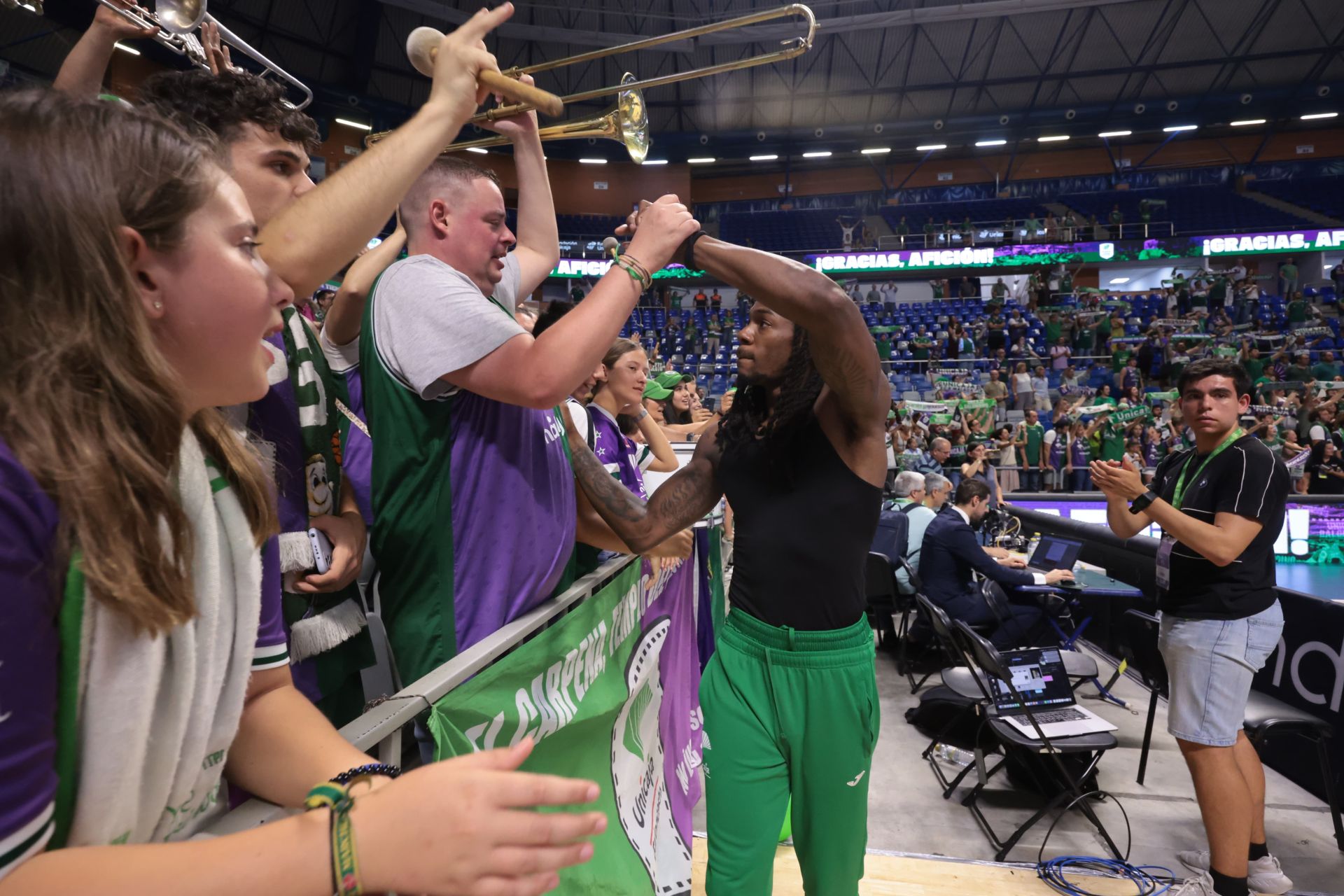 El Unicaja-UCAM Murcia, quinto partido de semifinales, en imágenes