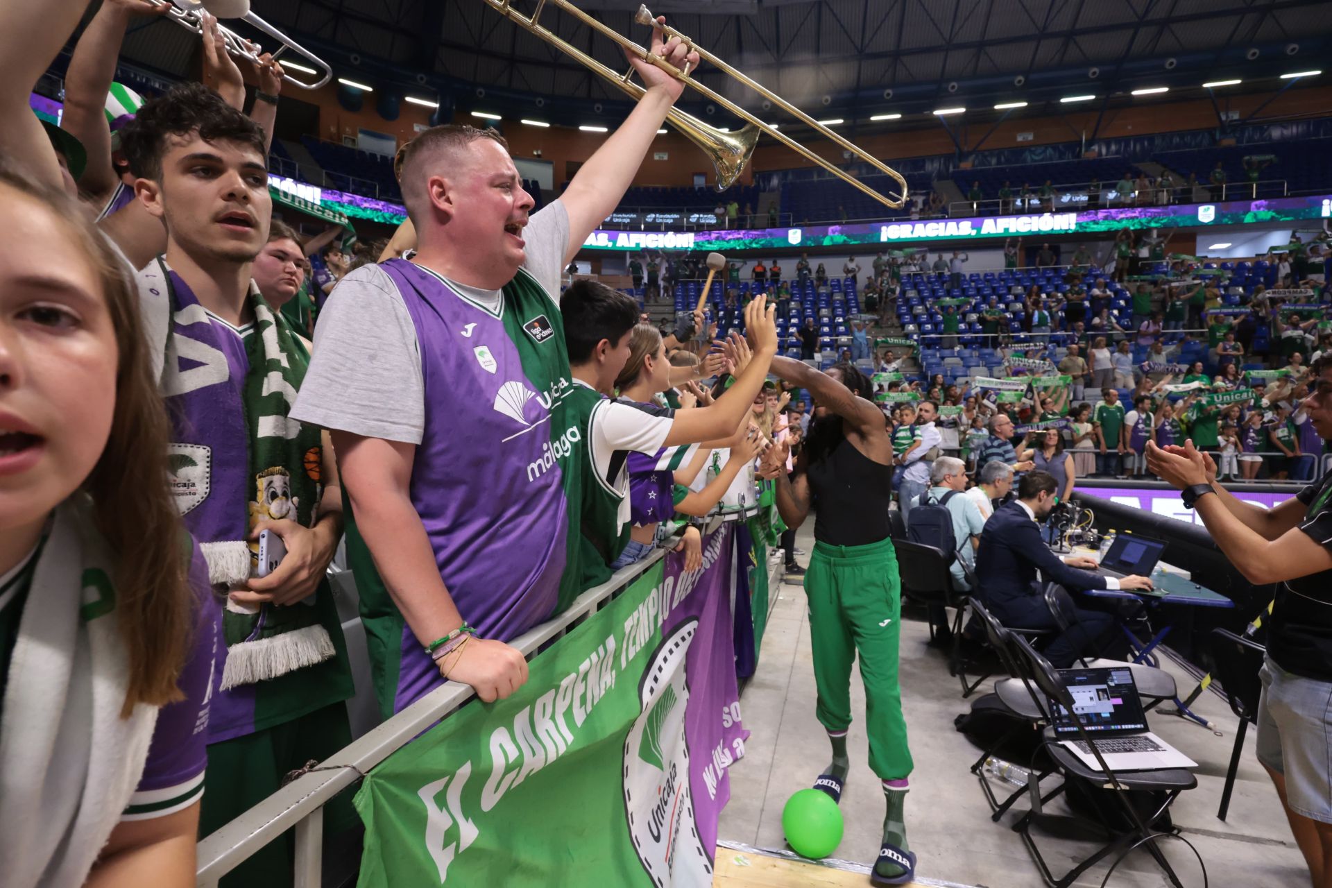 El Unicaja-UCAM Murcia, quinto partido de semifinales, en imágenes