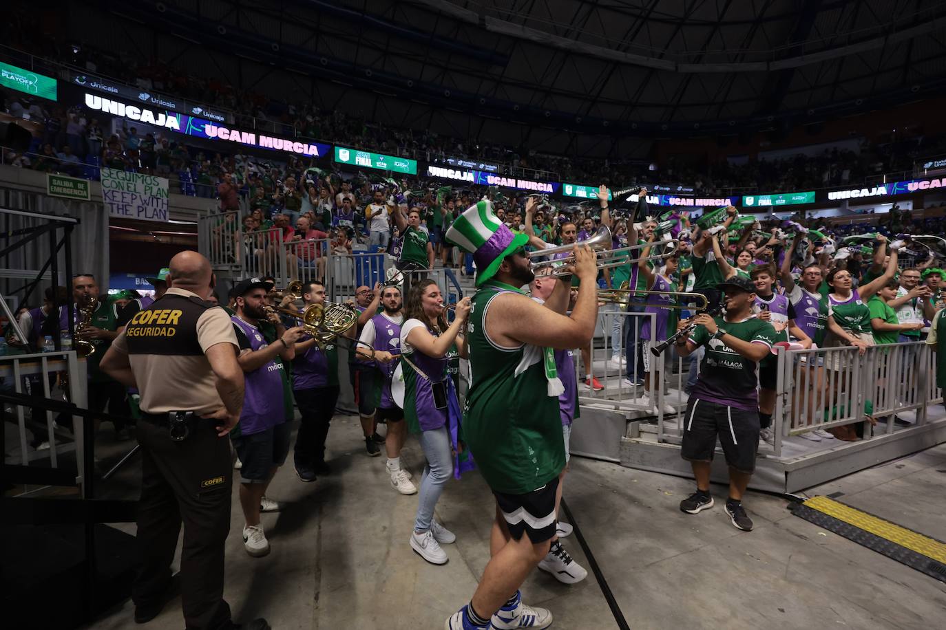 El Unicaja-UCAM Murcia, quinto partido de semifinales, en imágenes