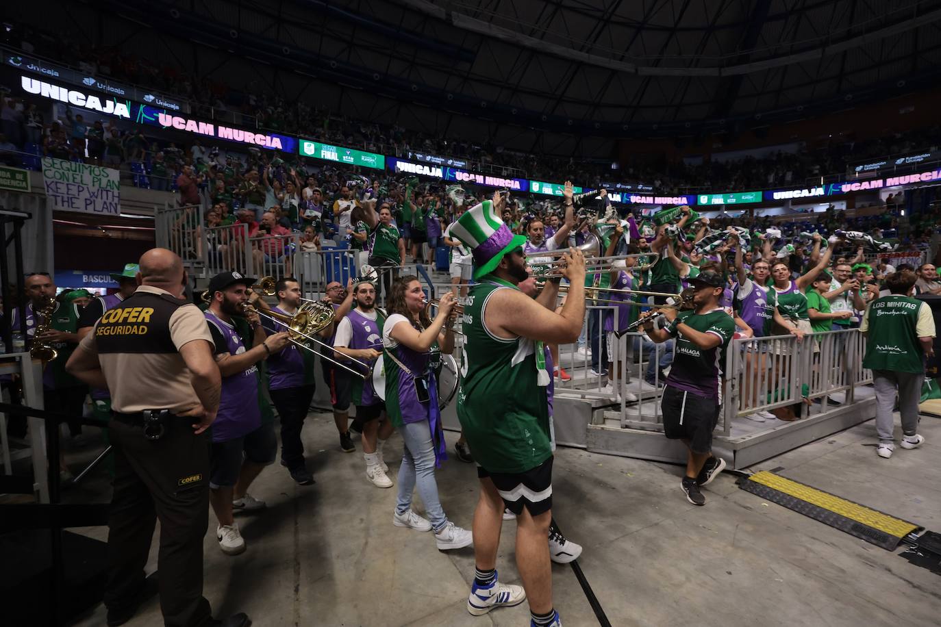 El Unicaja-UCAM Murcia, quinto partido de semifinales, en imágenes