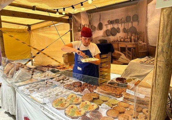 Una de los puestos de Sabor a Málaga que están instalados en Ruedo Alameda, en el barrio de San Francisco.
