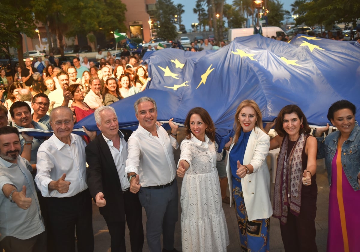 Cierre de campaña del PP esta noche en la plaza Antonio Garrido Moraga de la capital.