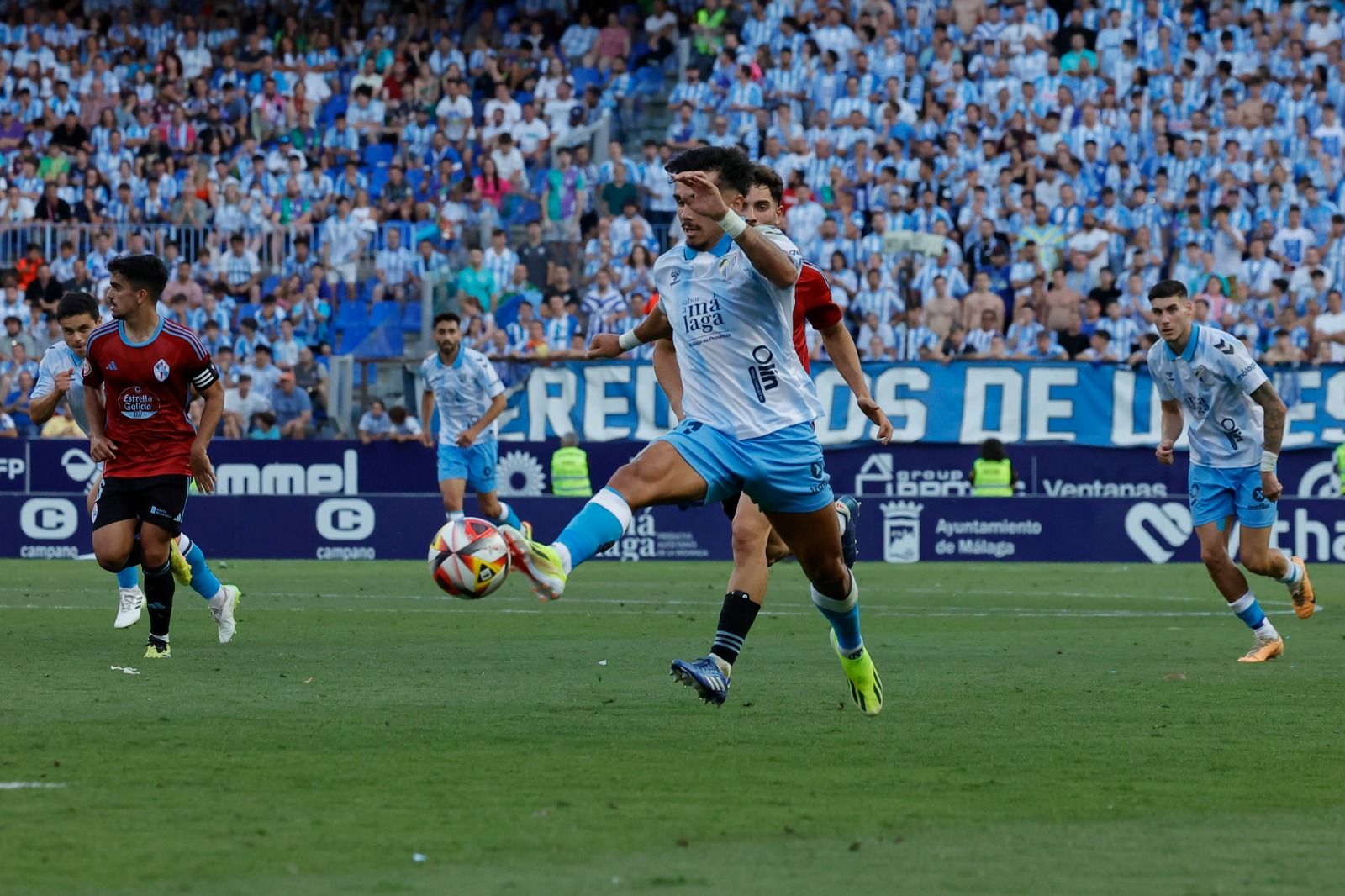 El Málaga-Celta B del &#039;playoff&#039; de ascenso, en imágenes