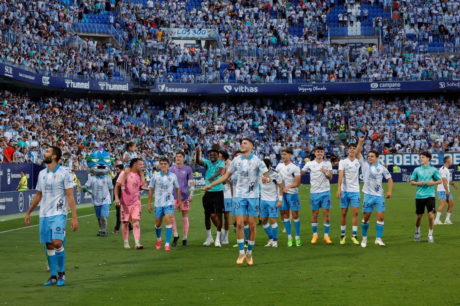 El Málaga-Celta B del &#039;playoff&#039; de ascenso, en imágenes