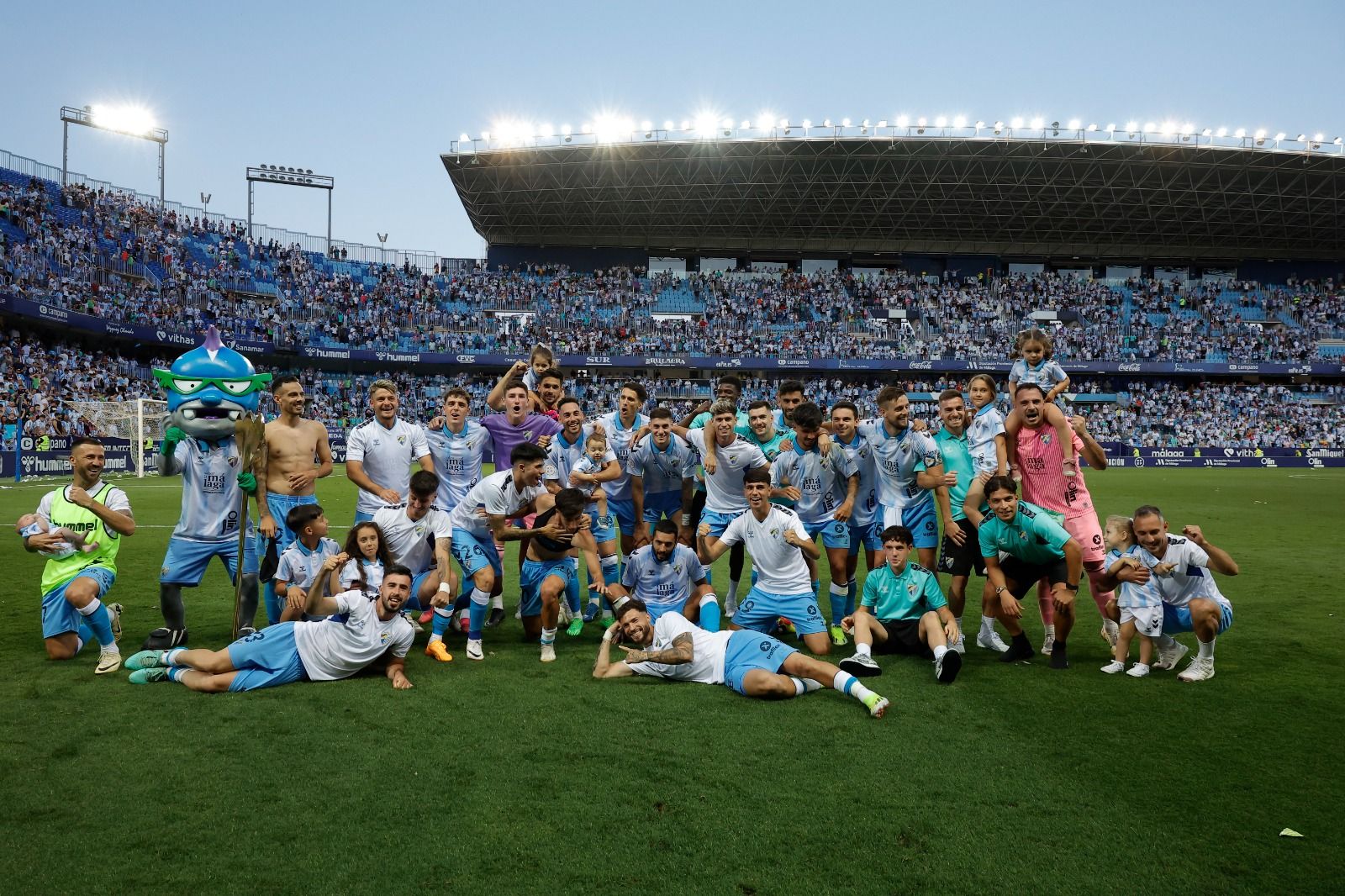 El Málaga-Celta B del &#039;playoff&#039; de ascenso, en imágenes