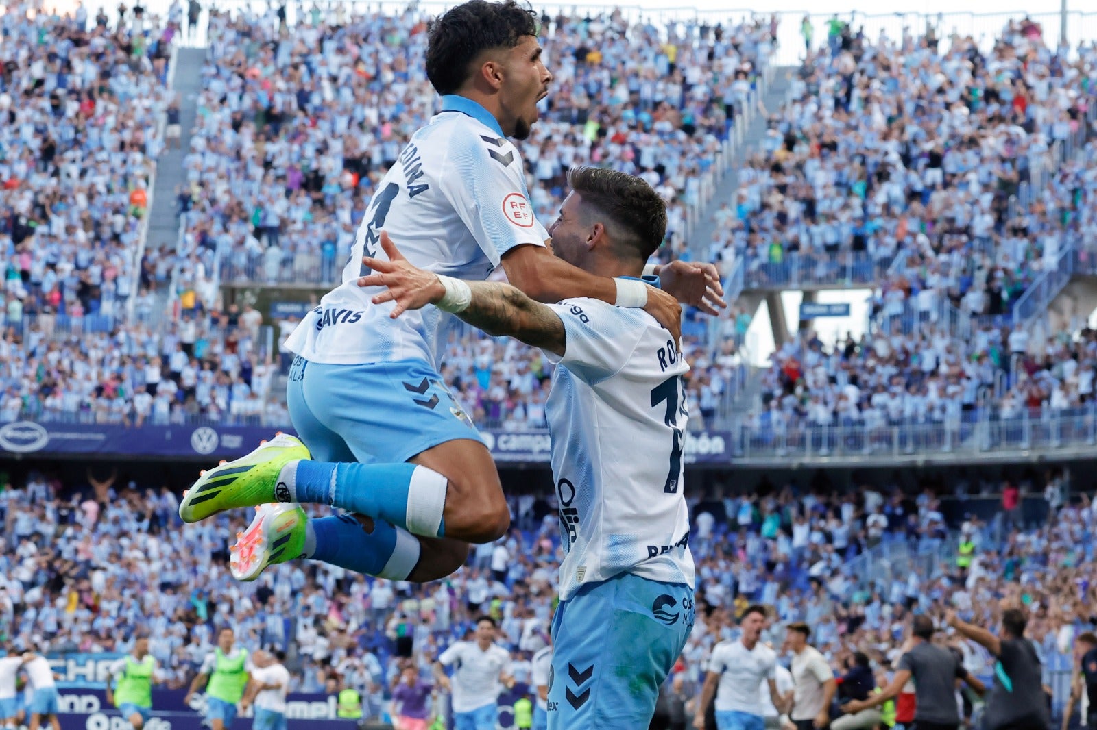 El Málaga-Celta B del &#039;playoff&#039; de ascenso, en imágenes