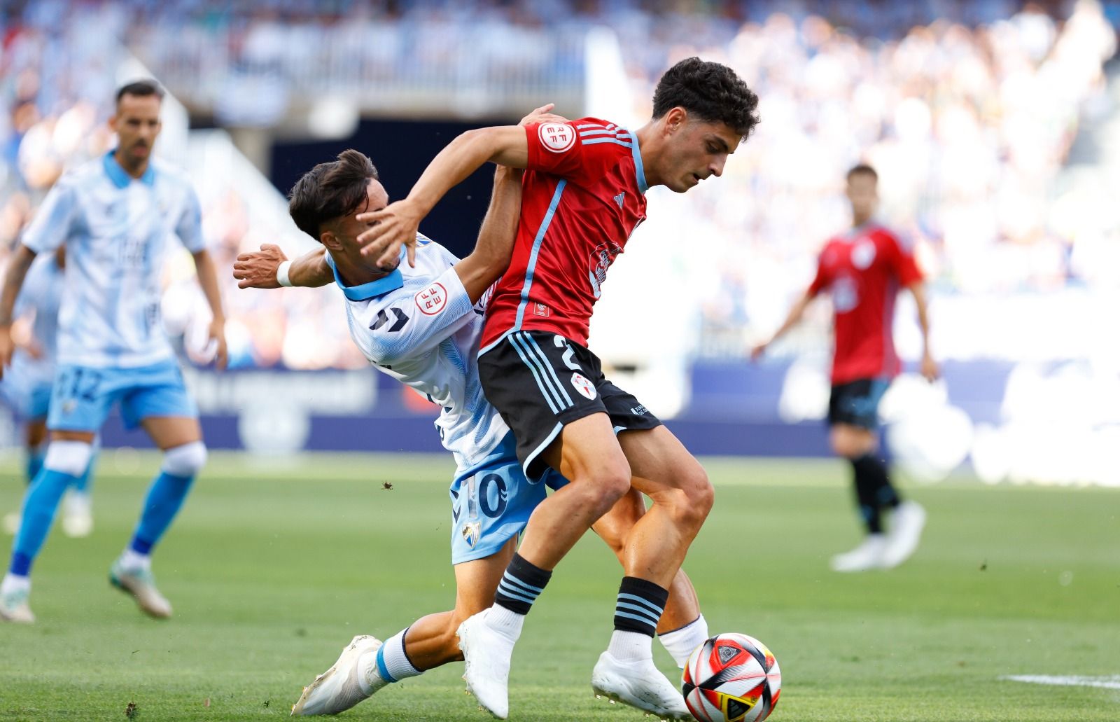 El Málaga-Celta B del &#039;playoff&#039; de ascenso, en imágenes