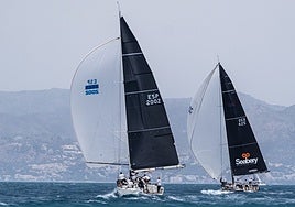 La fuerza del viento fue creciendo a medida que avanzaba la jornada.