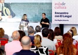 Así ha sido la charla con 'El Langui' en el Aula de Cultura de SUR