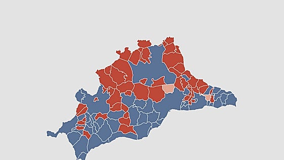 El PP gana en 48 municipios de Málaga, incluyendo todas las grandes ciudades